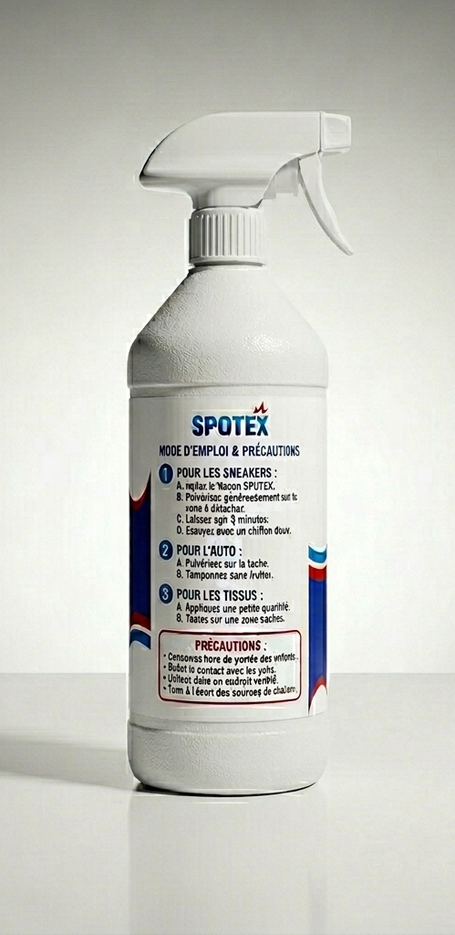 Détachant Textile Spotex Nettoyage Express sans Rinçage AR- 27 TND