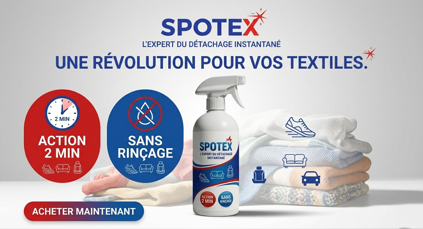 Détachant Textile Spotex Nettoyage Express sans Rinçage LP- 27 TND