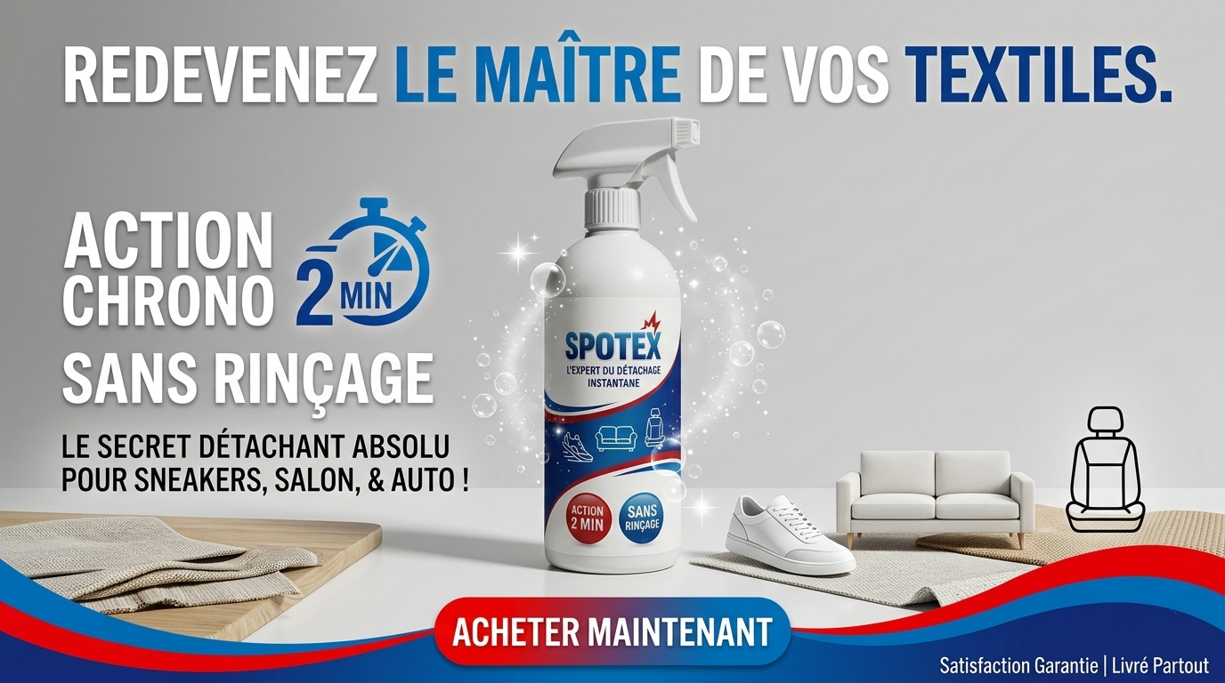 Détachant Textile Spotex Nettoyage Express sans Rinçage LPP- 27 TND